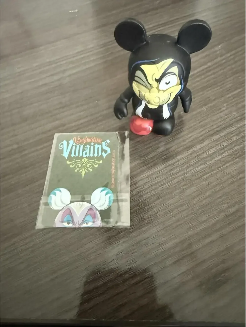 VINYLMATION DISNEY VILLAINS SERIES LOT, 1937 OLD HAG, MEDUSA, CHERNABOG, OOGIE